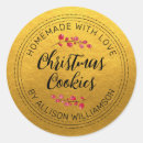 Search for rustic christmas stickers Made with love