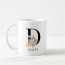 Search for monogram letter d mugs Boho