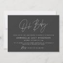 Search for black and white baby shower invitations Boho
