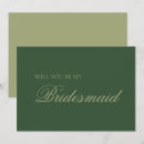 Search for sage green bridesmaid cards Simple