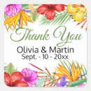 Search for hibiscus wedding stickers Elegant