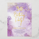 Search for geode birthday invitations Purple