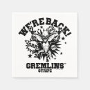 Search for gremlins napkins Stripe