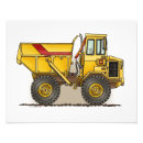 Search for yellow digger posters Dump truck