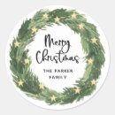 Search for star wreath stickers Elegant