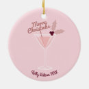 Search for martini christmas tree decorations Pink