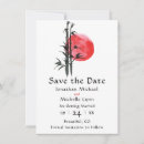 Search for bamboo save the dates Japanese