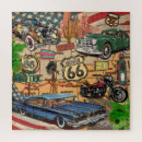 Search for road map puzzles Usa