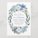 Search for wreath rehearsal dinner invitations Watercolor
