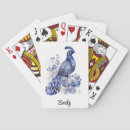Search for peacock playing cards Antique