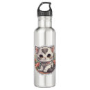 Search for kawaii water bottles Black cats
