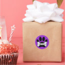 Search for purple paw stickers Dog