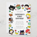 Search for justice invitations Dc comics