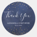 Search for blue and gold wedding stickers Foil
