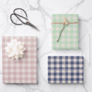 Search for pink gingham wrapping paper Rustic