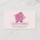 Search for waffles business cards Food