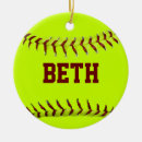Search for girl softball player christmas tree decorations Team