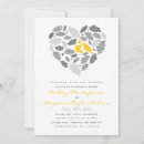 Search for heart leaf wedding invitations Hearts