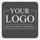 Search for upload image stickers Business company text logo