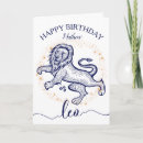 Search for lion design cards Zodiac