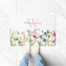 Search for pink floral doormats Trendy