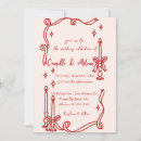 Search for drawing wedding invitations Funky