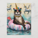 Search for river otters postcards Funny