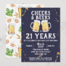 Search for cheers and beers birthday invitations Milestone