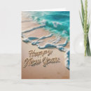 Search for tropical new years cards Waves