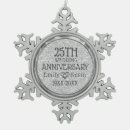 Search for 25th wedding anniversary christmas tree decorations Glitter