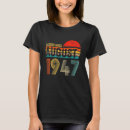 Search for birth tshirts 1947