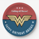 Search for wonder woman plates Birthday