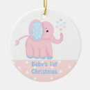 Search for pink elephant christmas tree decorations Elephants