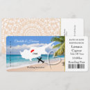 Search for travel ticket wedding invitations Beach