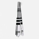 Search for black and white horizontal stripes ties Monochrome