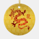 Search for chinese dragon christmas tree decorations Red