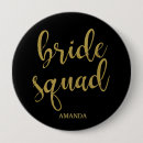 Search for stylish wedding badges Bachelorette party