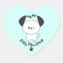 Search for stay positive stickers Dog lover