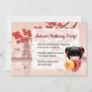 Search for red cherry blossoms invitations Cute