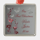 Search for silver butterfly christmas tree decorations Floral