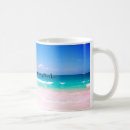 Search for beautiful beach mugs Blue sky