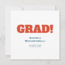 Search for red and blue graduation invitations Modern