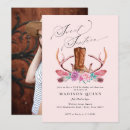 Search for pink feathers sweet 16 invitations Boho