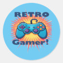 Search for retro gamer stickers Old school gaming