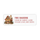 Search for gingerbread return address labels Sweets