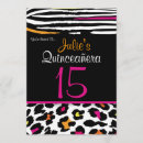 Search for funky zebra invitations White