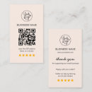 Search for feedback business cards Review request