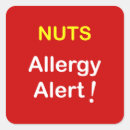 Search for nut allergy alert stickers Nuts