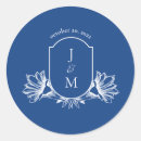 Search for floral monogram wedding stickers Victorian