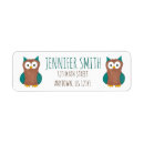 Search for cartoon owl return address labels Owls